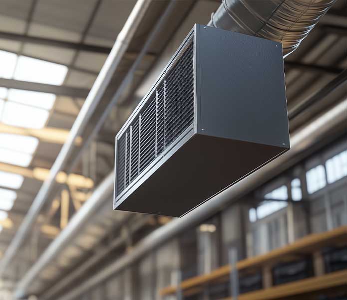 ventilatie descentralizata hala productie