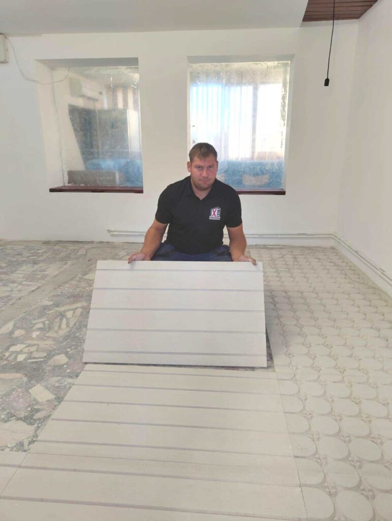 instalator incalzire in pardoseala 2cm